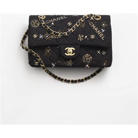 chanel caviar bag black|Small classic handbag, Grained calfskin & gold.